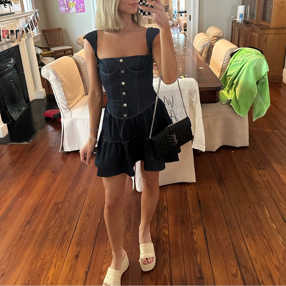 Denim dress